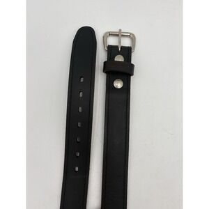 Versacarry Black Leather Belt Men's 42 Made in USA Gun Belt 1.5" Excellent
